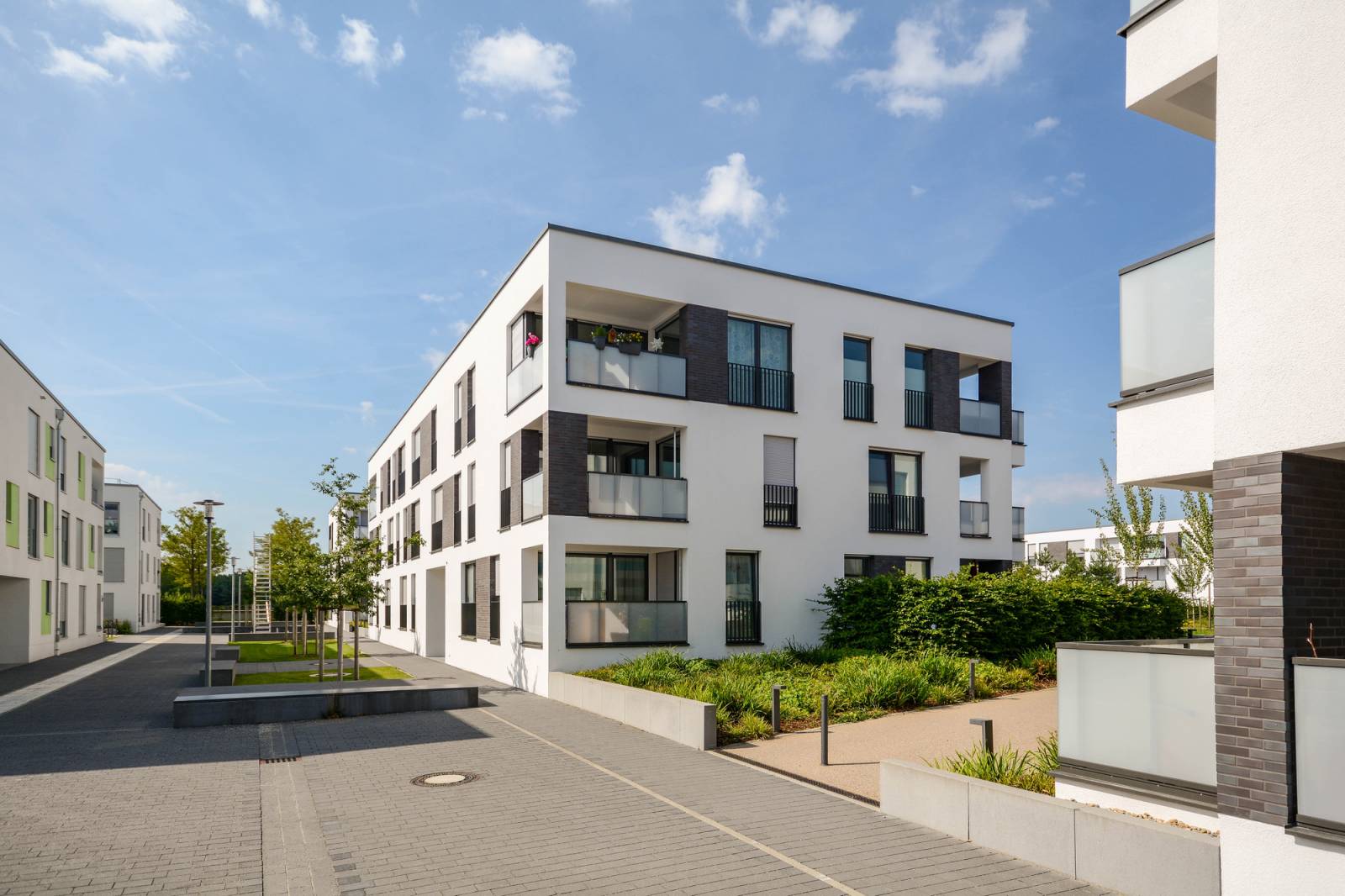 Résidence moderne à Villeurbanne