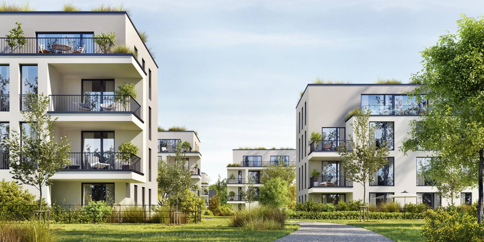 Résidences modernes à Villeurbanne